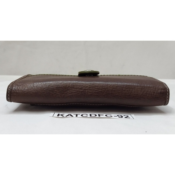 Fossil Brown Leather Credit Card ID Window Bifold Wallet - Picture 6 of 16